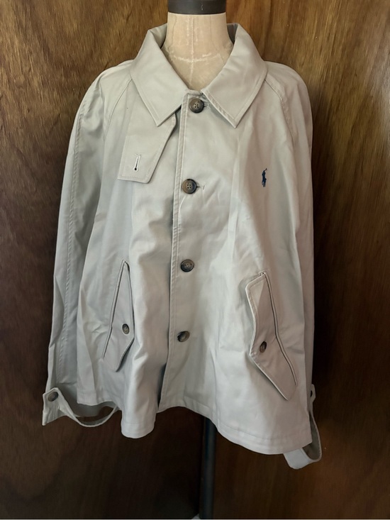 Polo Ralph Lauren Jackets & Blazers - NEW POLO RALPH LAUREN SZ XXL Khaki Beige Cotton Twill Jacket Short Trench